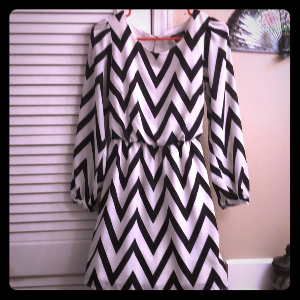 Black and White Dress